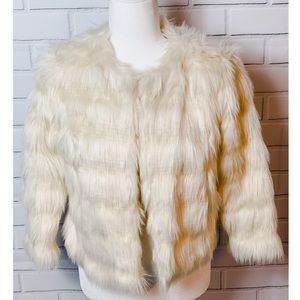Mossimo Faux Fur Shell Coat